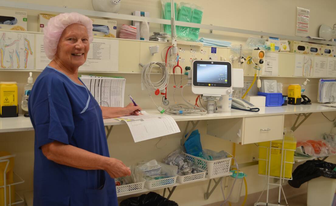 ACHIEVEMENT: After more than five decades as a nurse at St Lukes Hospital, Kathryn Fox will retire next week. Picture: Jessica Willard 