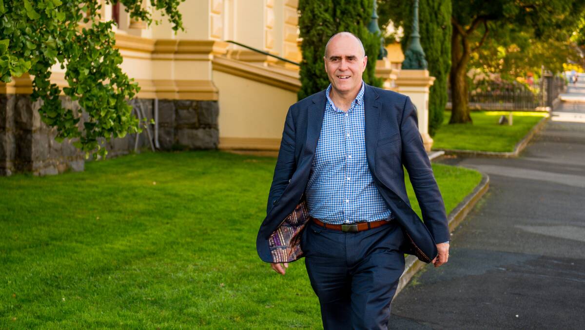 RACT Tasmania group chief executive Harvey Lennon said he didn't prioritise his health, until he had to. Pictures: Scott Gelston 