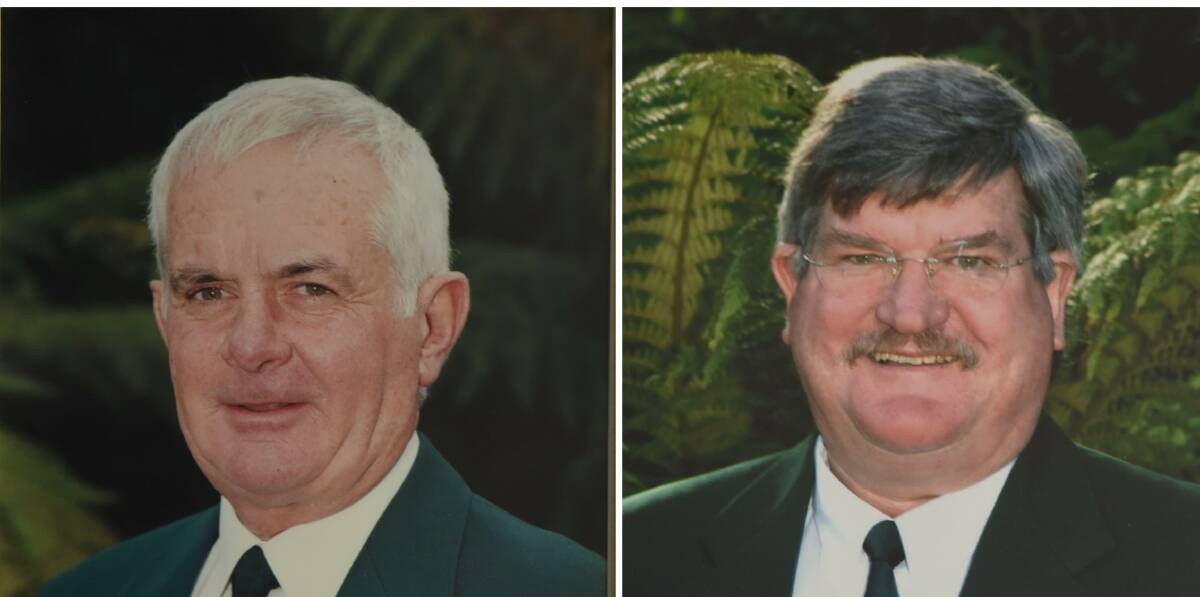 Tony Long and Tony Benneworth, were both long-time members and presidents of Trevallyn Bowls and Community Club. 