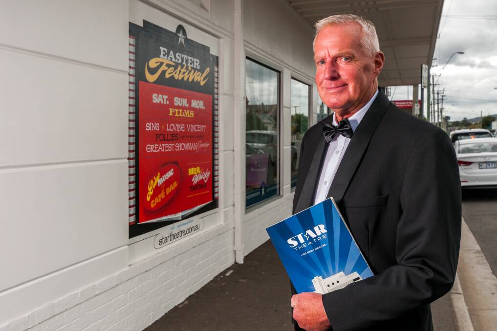 Proud: Working as a cinema usher, Peter Bomford will help host an Easter Festival at the Star Theatre next weekend. 
