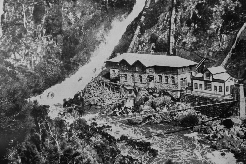 The Duck Reach Power Station as it appeared in The Courier Annual 1925. Picture: WA Caflisch
