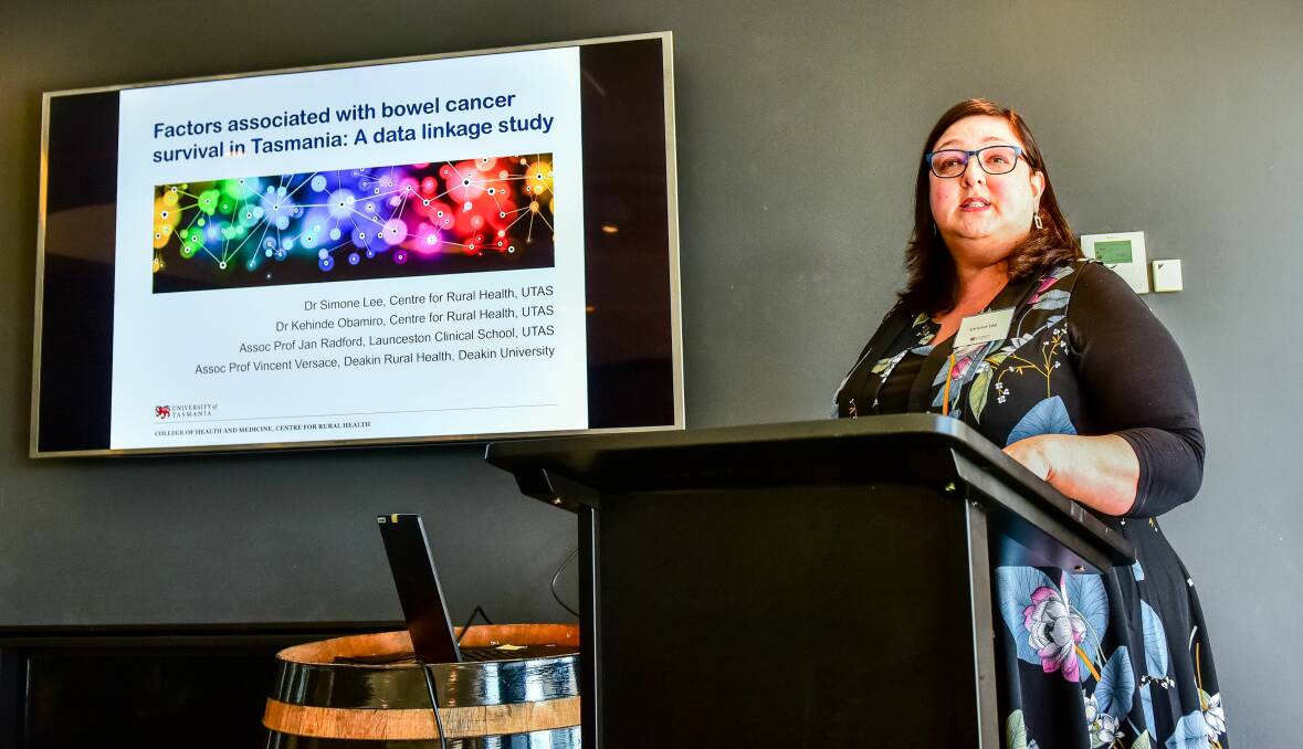 CARE: Centre for Rural Health's Dr Simone Lee at Thursday's Annual Rural Health and Collaborative Research Symposium. Picture: Neil Richardson 