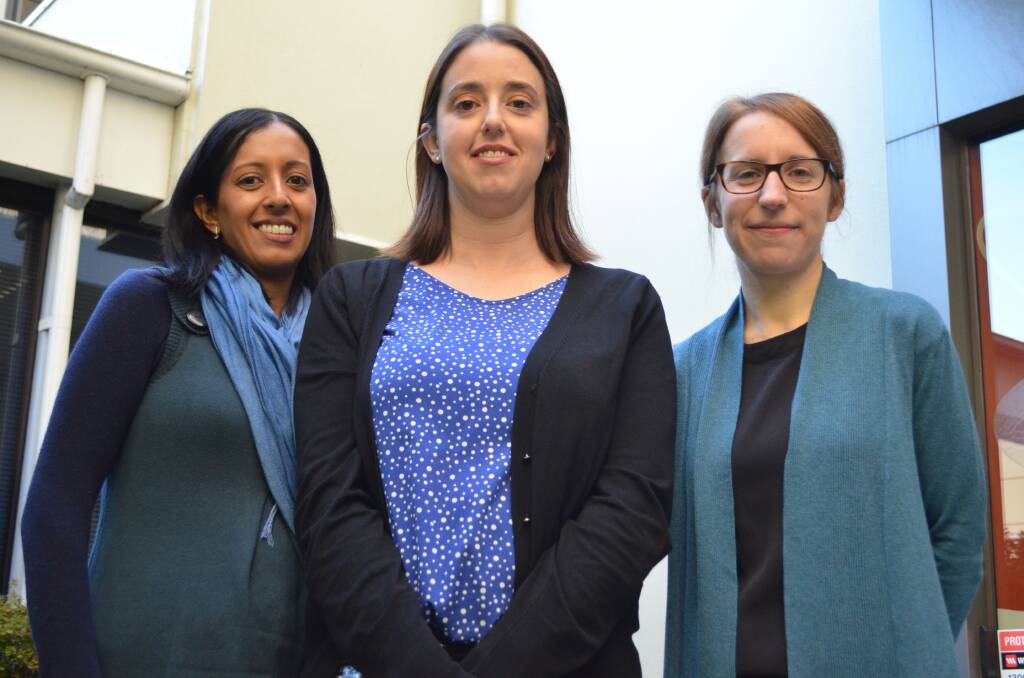 HEALTH: Dr Sunayana Patel, Dr Jessica Heenan and Dr Julia Gardiner are the latest haematologists to take on full-time positions at Launceston General Hospital. Picture: Jessica Willard 
