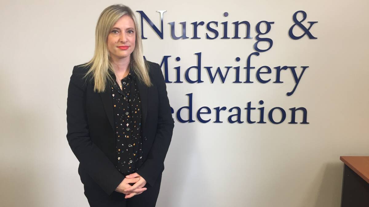 Australian Nursing and Midwifery Federation Tasmania branch secretary Emily Shepherd. Picture: Jessica Willard