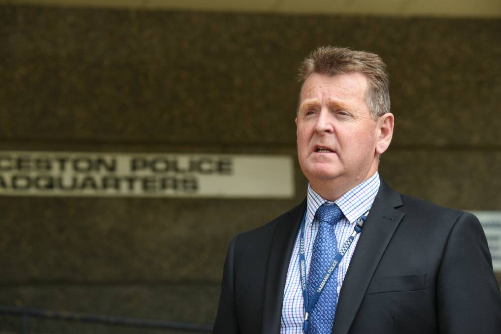 Tasmania Police Acting Inspector John Parker. 