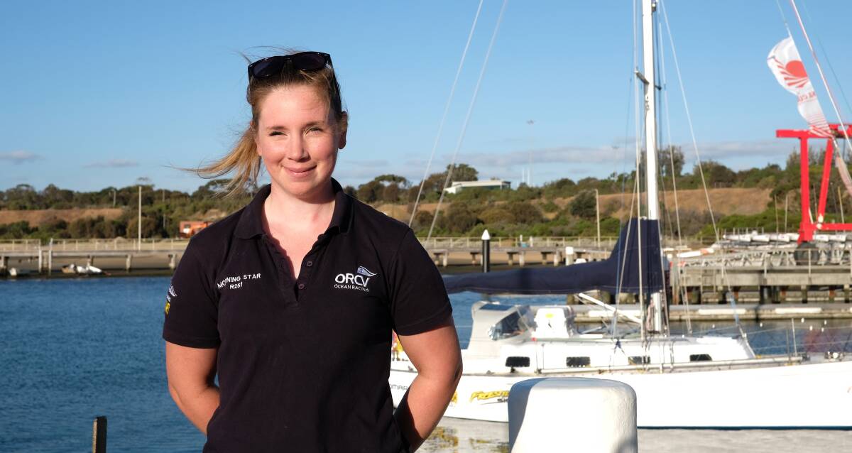 Launceston skipper Jo Breen has embarked on the 5500 nautical mile Melbourne to Osaka Cup aboard Morning Star. Picture: Supplied 
