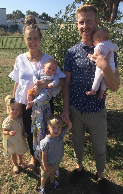Perth family's second take with twins