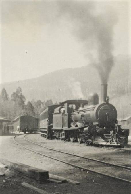 A part of history: One of the old steam engines of Tasmania. Picture: Supplied/