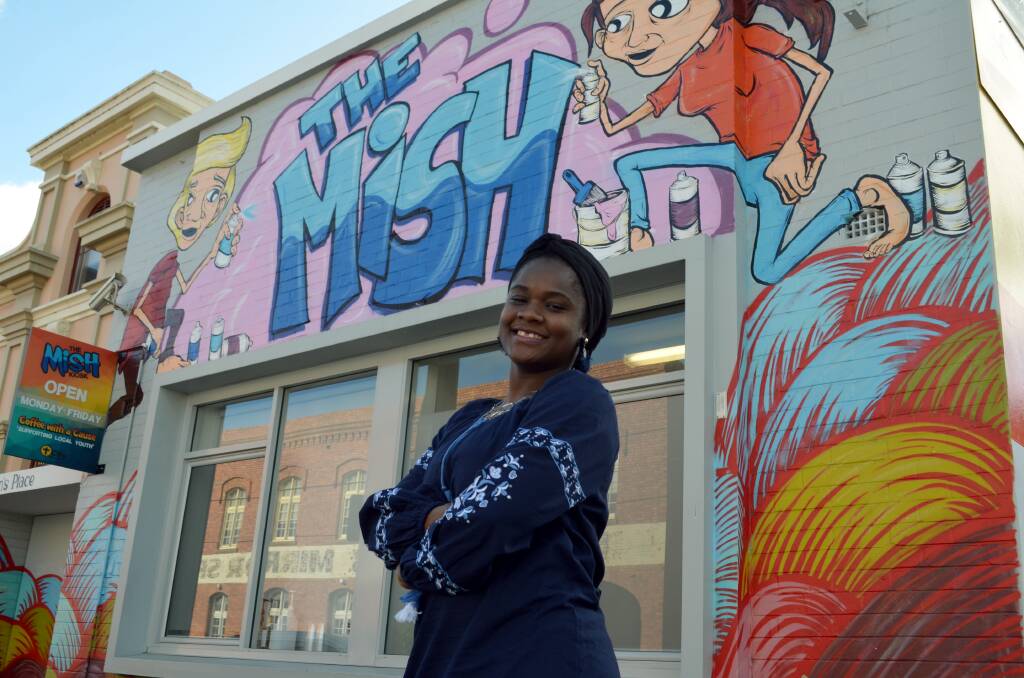 SUCCESS: Zainab Ibrahim migrated to Tasmania from Nigeria in 2015 and credits City Mission's The Mish with helping her find her feet. Picture: Jessica Willard 