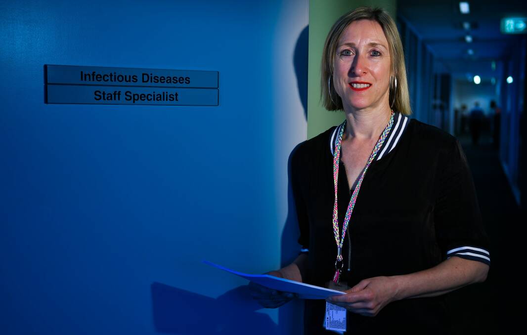 Launceston General Hospital's head of infectious diseases Katie Flanagan. 