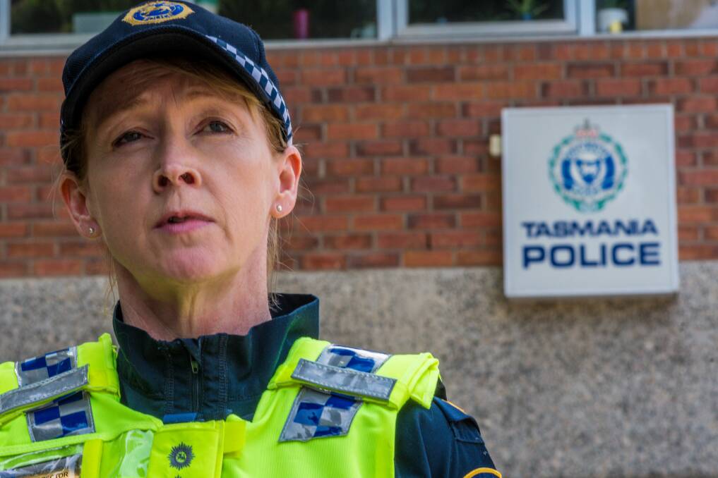 Tasmania Police Inspector Ruth Orr said police were treating the shooting as an isolated incident. Picture: Phillip Biggs 