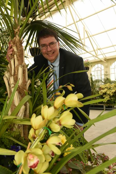 Flower and Garden Festival event manager Michael Preece. 
