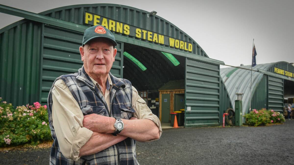 PASSION: Joe Donovan has been volunteering at Pearn's Steam World for the past 12 years. 
Pictures: Paul Scambler 