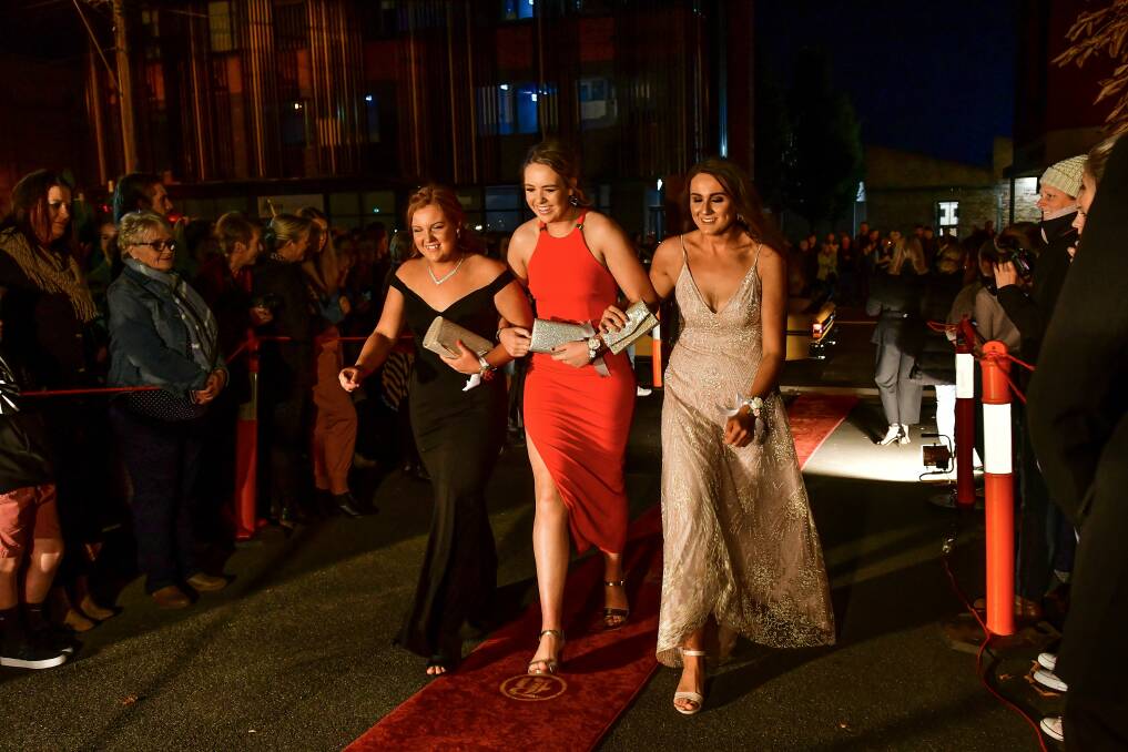 There was plenty of glitz and glamour at Albert Hall on Saturday night for the St Patrick's College ball. Pictures: Scott Gelston 