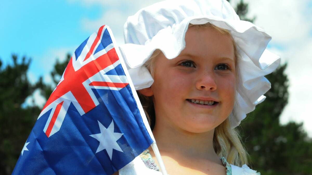 Poatina resident Isabella Dougall at the town's 2015 celebrations. Picture: Neil Richardson 
