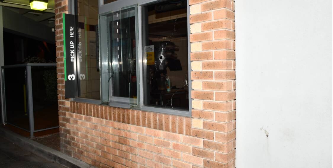 Shots fired into McDonalds drive-thru window