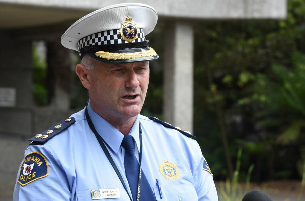 GOOD EFFORT: Tasmania Police Northern District Commander Brett Smith has praised the work of police in resolving a 17-hour stand-off peacefully. Pictures: Paul Scambler 