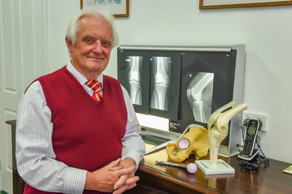 CARE: After more than four decades, Launceston orthopaedic surgeon Berni Einoder has retired from surgery. Pictures: Paul Scambler