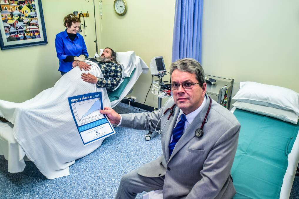 Dr Andrew Jackson of the Northern Suburbs Medical Centre. Picure: Neil Richardson 