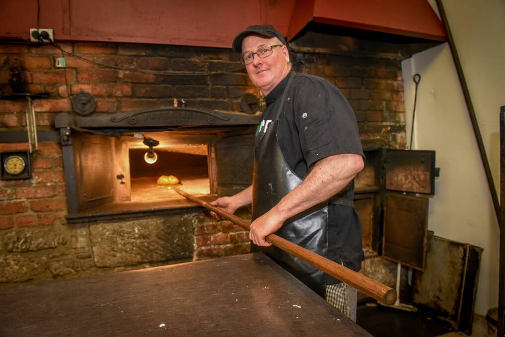 The bakery still uses a traditional 170-year-old wood-fired oven. 