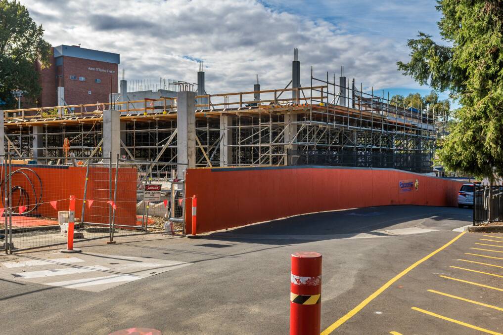 COMMITMENT: The first stage of the LGH Ward 4K development, including Tasmania's first dedicated adolescent mental health unit, is due for completion in October. 