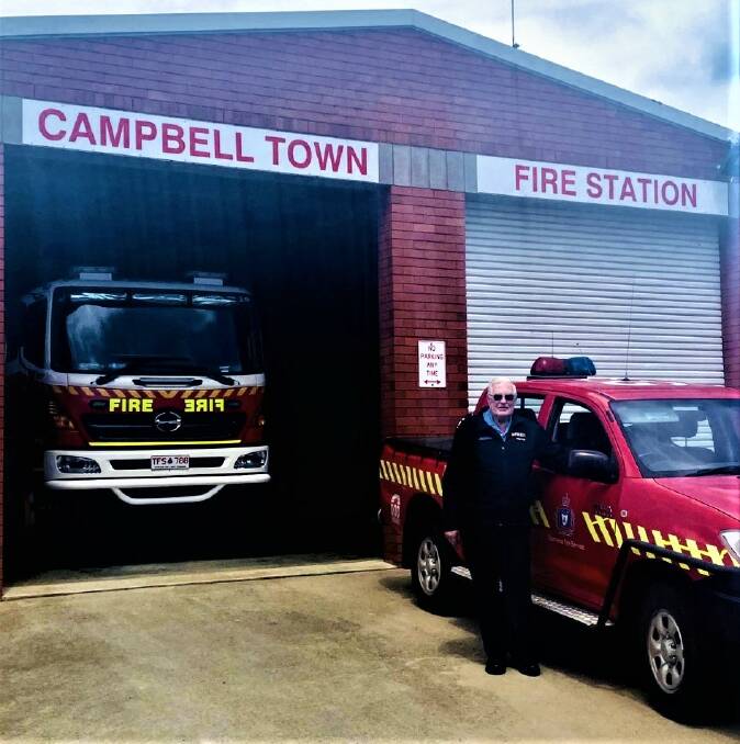 Campbell Town Group Officer volunteer, David Oakley has been awarded an Australian Fire Service Medal. 
