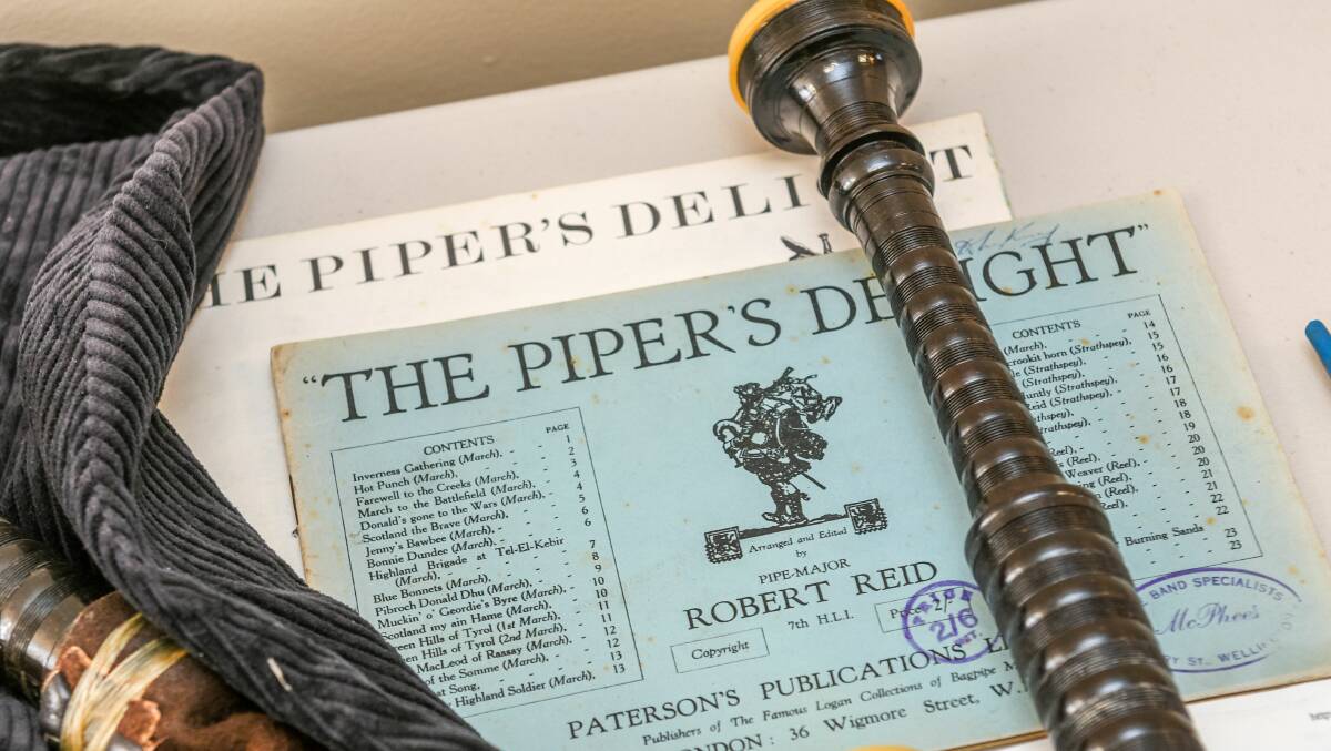 Mr Fisher's bagpipe collection will be the first of its kind on display in Australia.
