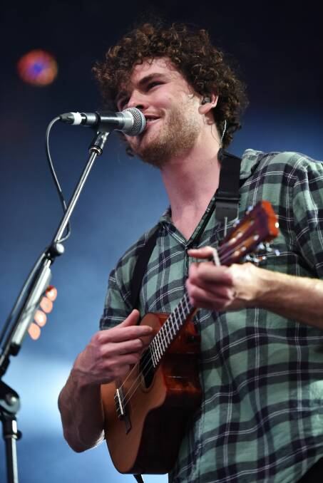 POPULAR: Musician Vance Joy will perform at triple j’s One Night Stand at St Helens on September 1, with accommodation in the town quickly selling out. 