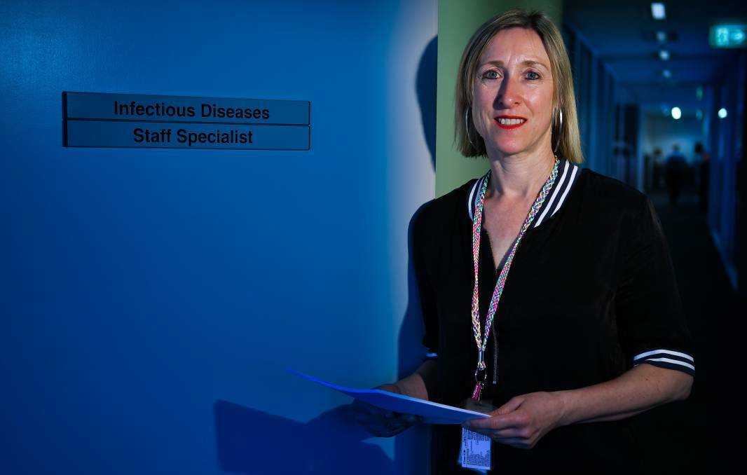 Dr Katie Flanagan is the head of infectious diseases at Launceston General Hospital. 