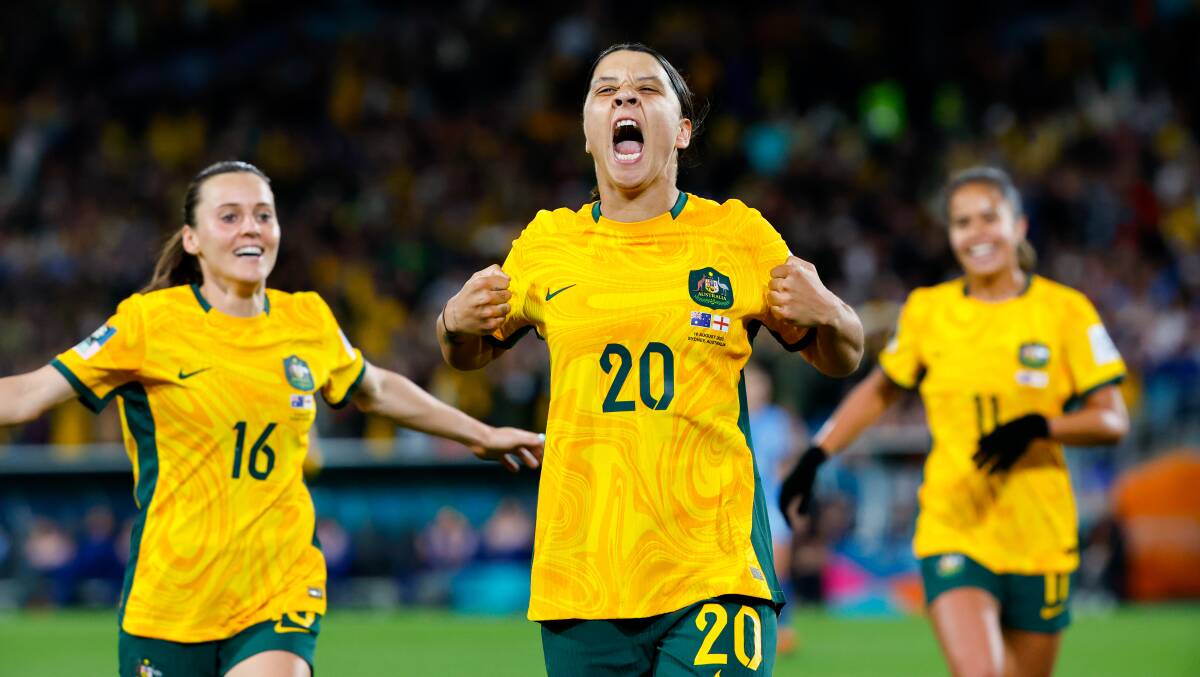 The Matildas captured the attention of Australia, but most World Cup games were shown on a streaming service. Picture by Anna Warr