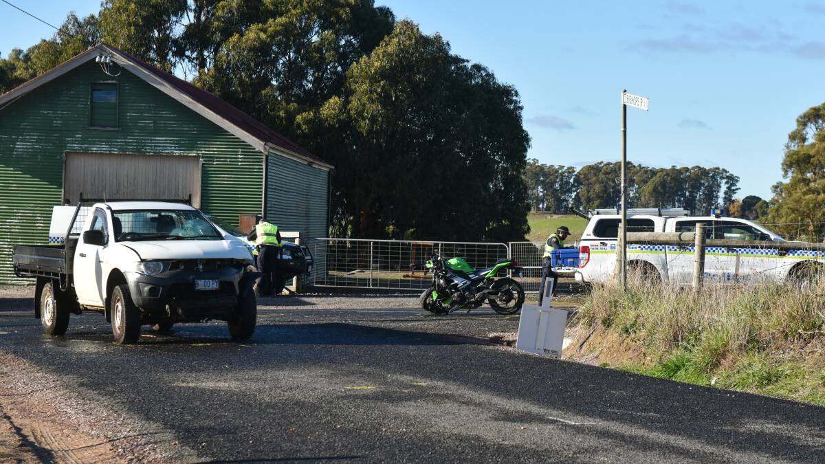 TRAGIC LOSS: A 24-year-old man from Spreyton died after his motorcycle collided with a utility. Picture: Neil Richardson 