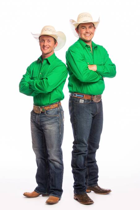 Jackson and Brendon were dubbed 'The Cowboys' for the show. Photo: supplied