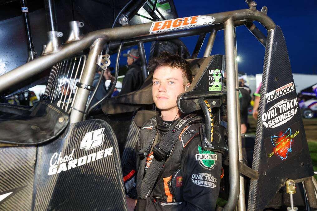 Tasmanian Chad Gardner is enjoying a stint racing in Victoria. Picture by Eddie Guerrero 