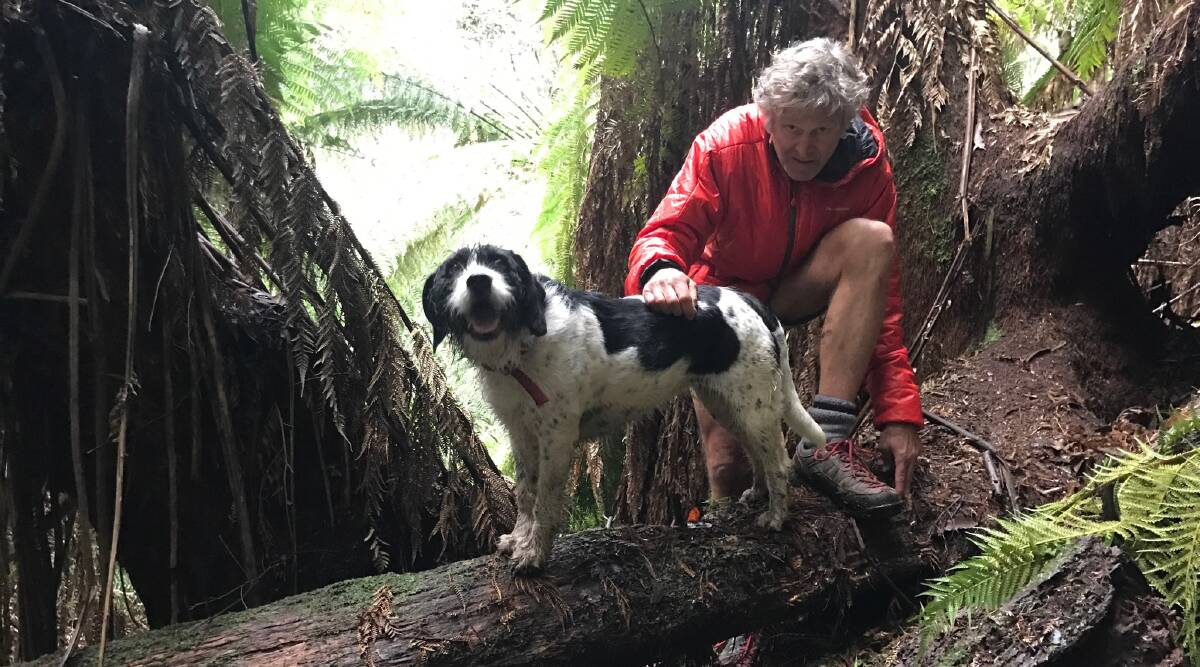 KEEN OUTDOORSMAN: Bruce Fairfax, 66, of Launceston, has been missing in Tasmania's South since Saturday. Mr Fairfax, a teacher at Launceston Church Grammar, was last seen walking the Duckhole Lake track, south of Dover.
