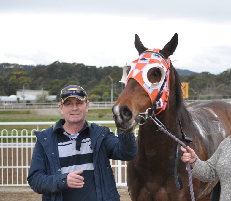 UNHAPPY: In-form trainer John Luttrell is frustrated with the condition of the training track at Brighton which was closed last week and he says is a day-to-day proposition if it rains. Picture: Greg Mansfield