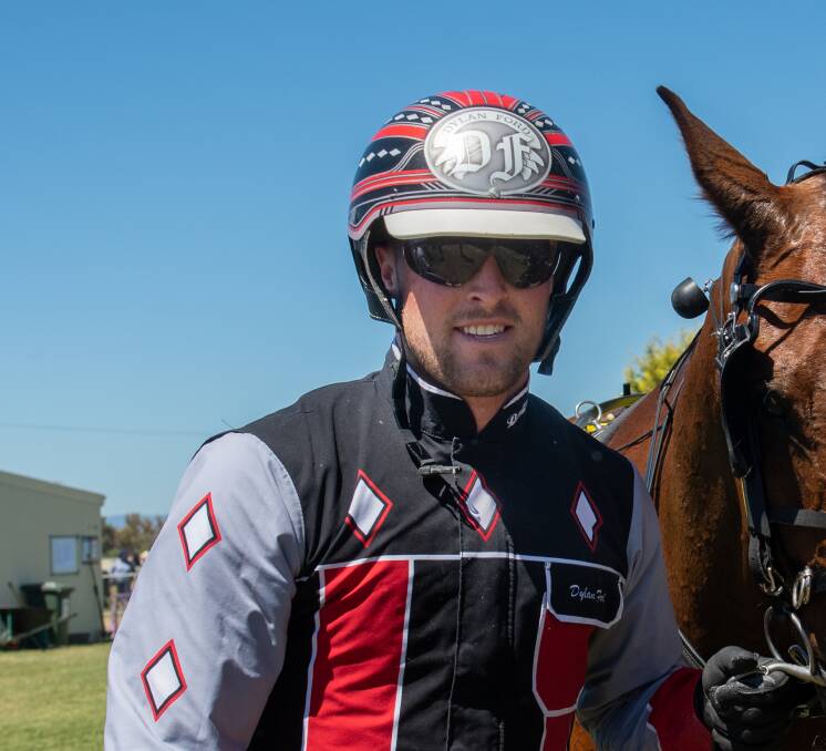 Dylan Ford drove Chasin Frankie to an all-the-way win in the fillies Sweepstakes heat in Hobart on Tuesday.
