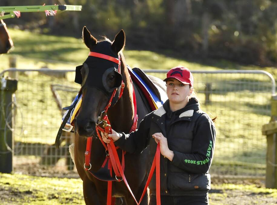 Mystic Journey heads back to the stables with strapper Bronte Page after her first public hit-out since March.