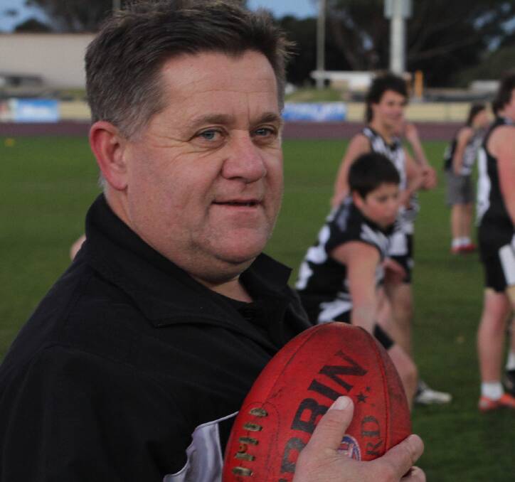Shane Yates in 2012 at the Devonport Football Club where he served for seven years as president.