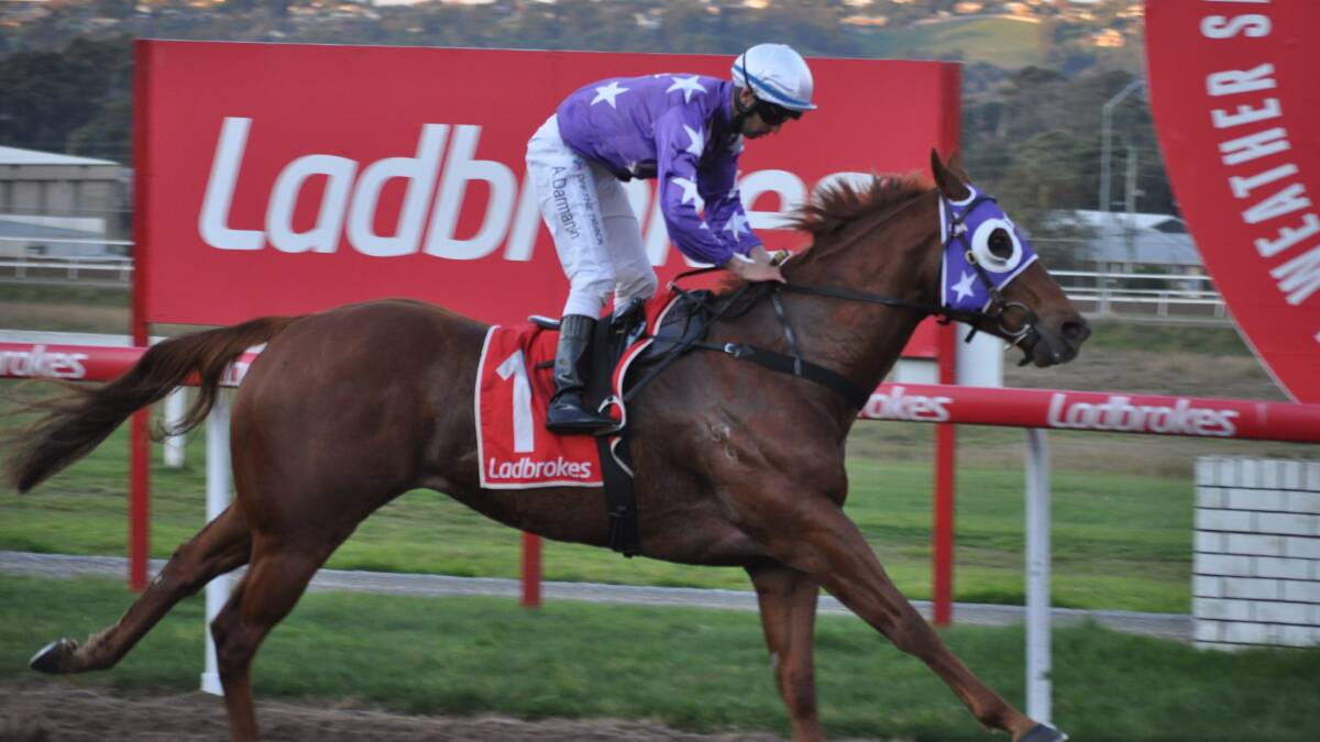 Julius completed a winning hat-trick at Spreyton on Sunday to take his record to six wins from 11 starts.