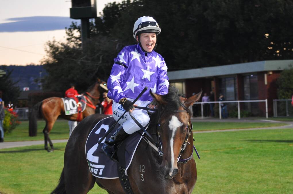 HOT FORM: Former Devonport-based apprentice Raquel Clark has been great form in South Australia, winning six races in two days including the $100,000 Murray Bridge Cup. Picture: Greg Mansfield