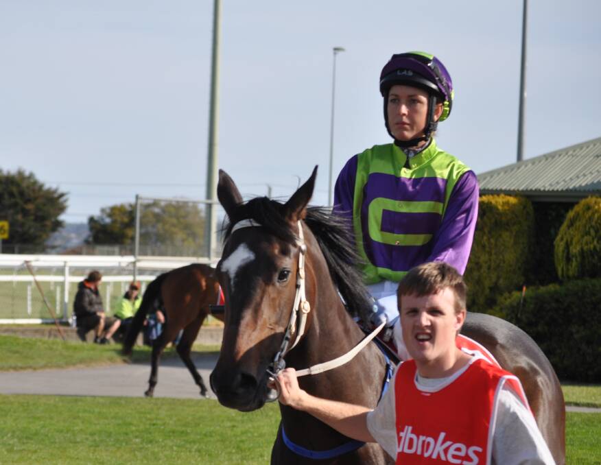 QUARTET: Gee Gee Josie, to be ridden by Siggy Carr, will be one of four runners for owners Paul and Elizabeth Geard in the $30,000 Alexandra Plate at Mowbray on Wednesday night. Picture: Greg Mansfield