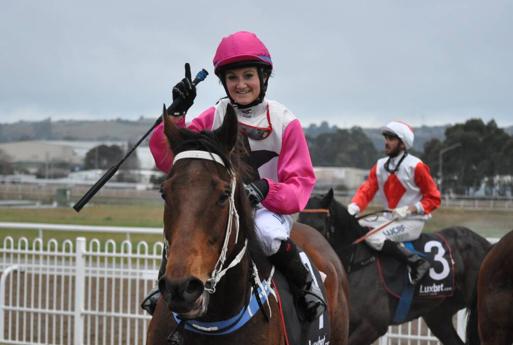 HOME: Some of Australia's most promising young jockeys, including former Tasmanian Teagan Voorham, will be in action at Elwick on Wednesday.