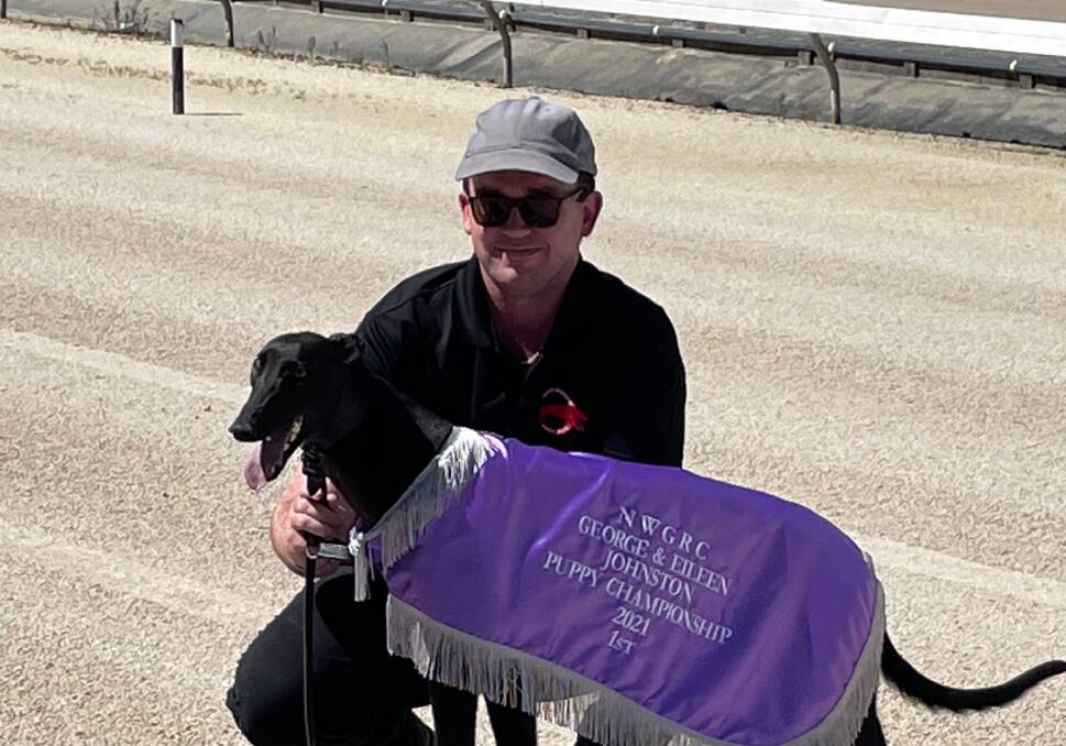 Assistant trainer Brennan Ryan with Just Posh, raced and trained by his father Patrick of Dilston.