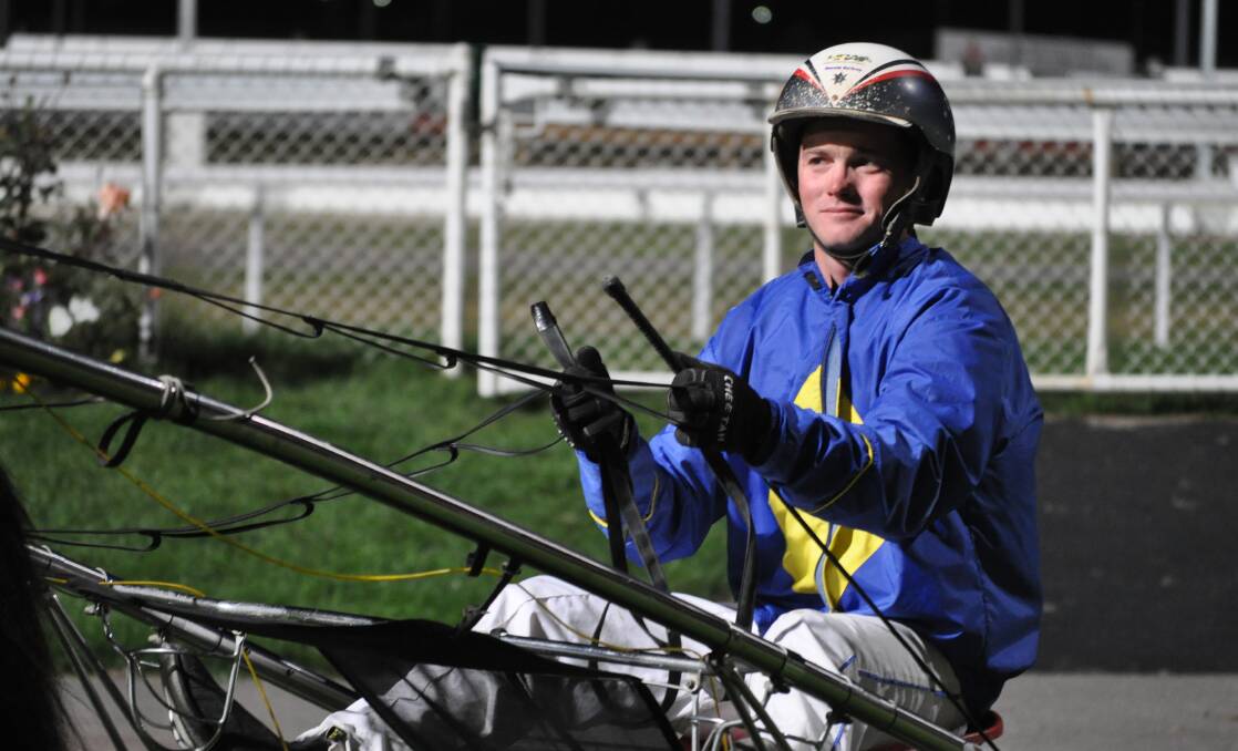 Gareth Rattray will be looking for his first Devonport Cup win on Saturday night aboard Racketeers Boy.