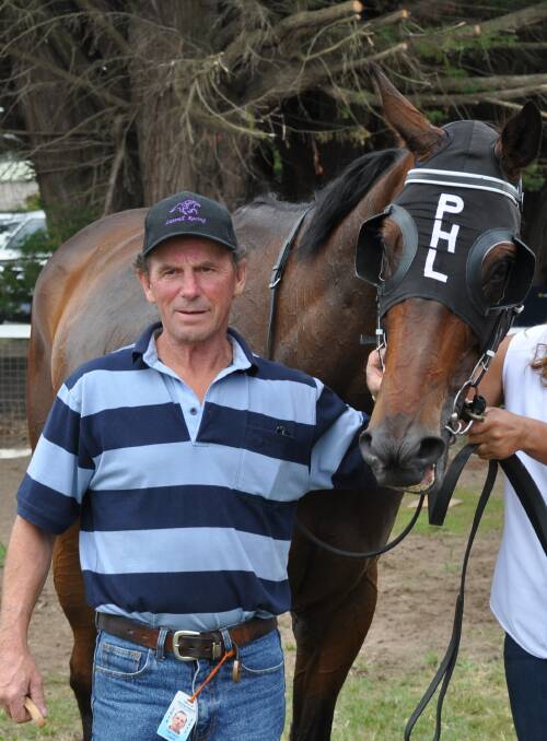 ON A ROLL: In-form Longford trainer Peter Luttrell could win with his only runner at Spreyton on Saturday.