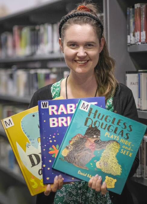 Launceston Library service officer Alice Imlach is excited to see stories come to life with a new live performance program. Picture: Craig George