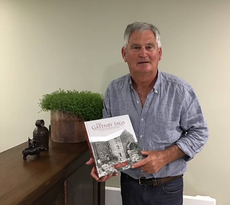 David Gatenby with his new book. Picture: Supplied 