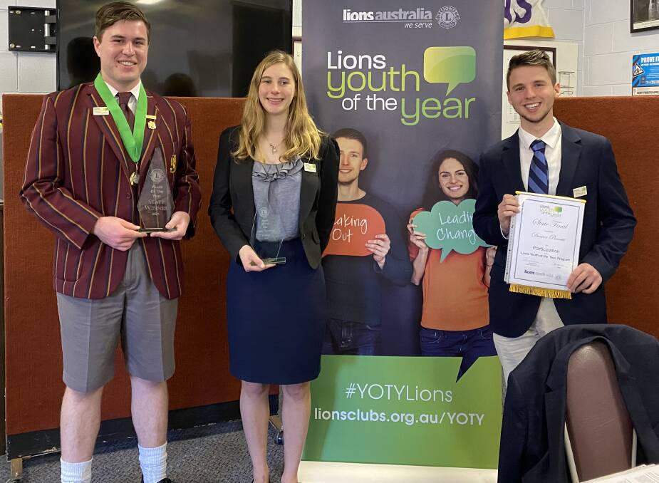 William Scott from Scotch Oakburn College won against Mackenna Minstrell from Hobart College and Denver Puccetti from Don College. Picture: Supplied