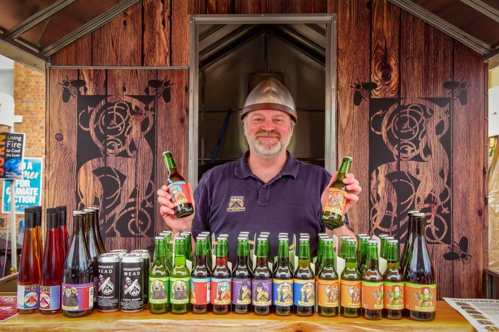 Stephen Wilkins, of Wanderer Mead, is just one of the unique weekly offerings at Launceston's Harvest Market. Picture: File