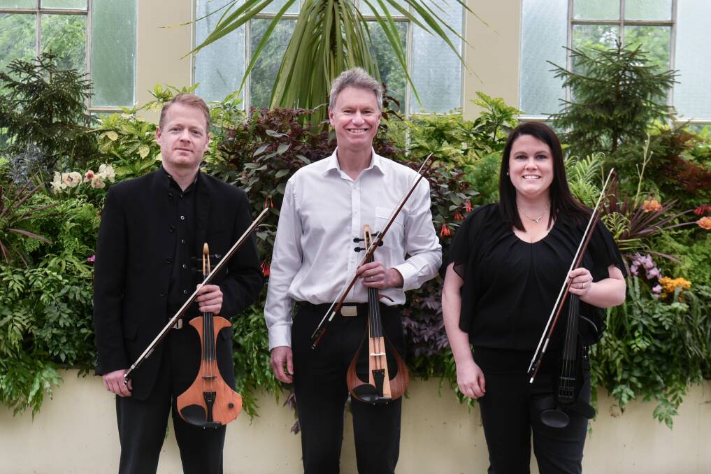 Steve Henty, Michael Stocks and Kimberley Brown will perform at St Cecilia's winter concert. Picture: File 